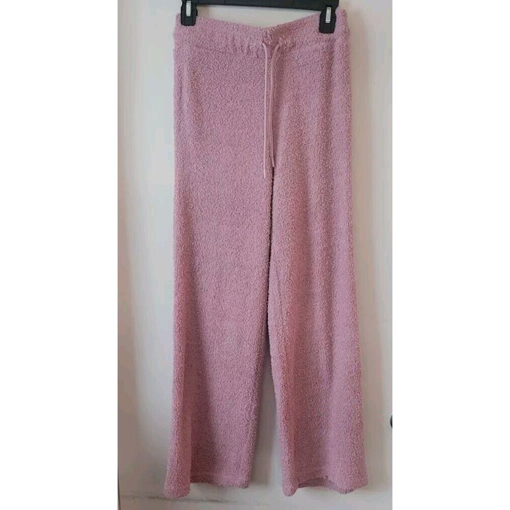 Flirtitude Active Women's Sz. S Pinkish Purple Sweatpants Lounge Pants Wide Leg